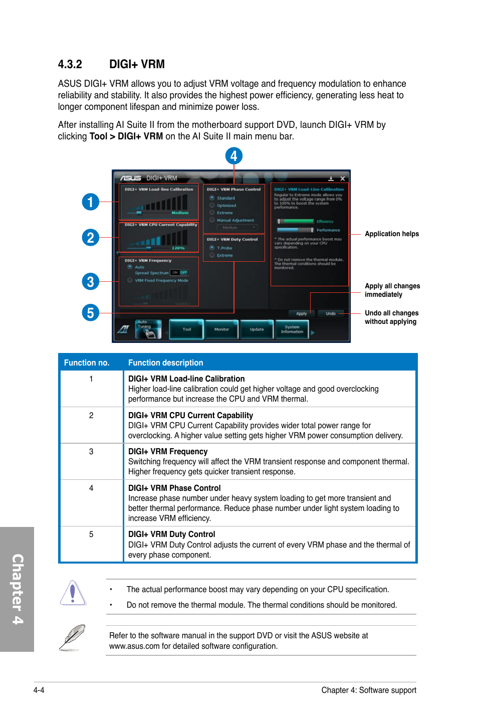 Chapter 4, 2 digi+ vrm | Asus P8P67 PRO User Manual | Page 104 / 132