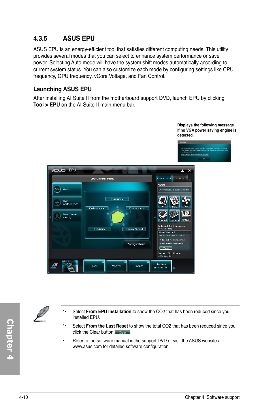 Chapter 4, 5 asus epu | Asus P8P67 PRO User Manual | Page 110 / 132