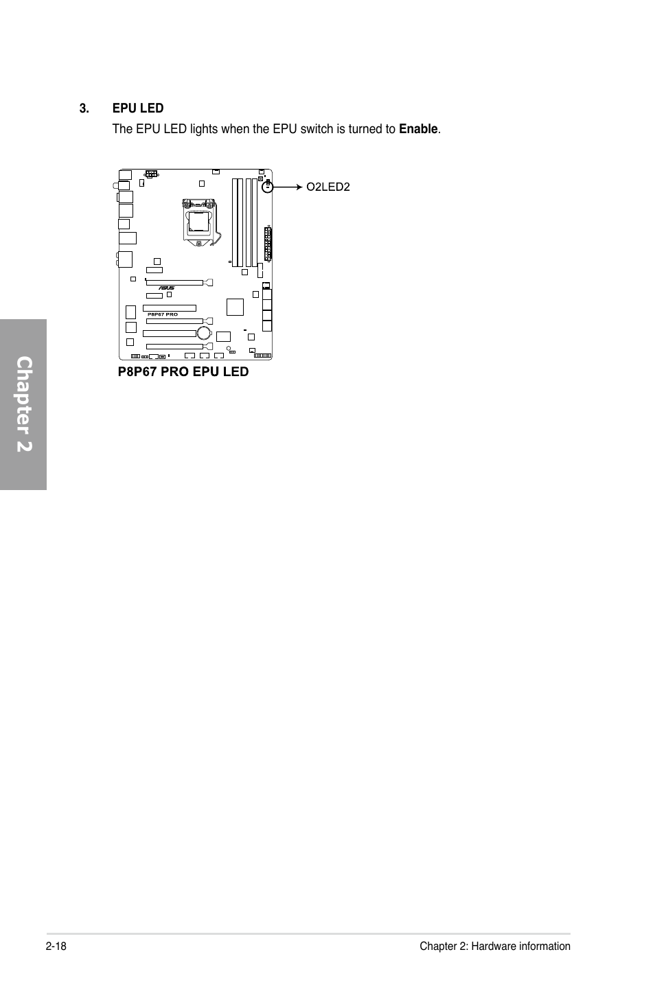 Chapter 2 | Asus P8P67 PRO User Manual | Page 36 / 132