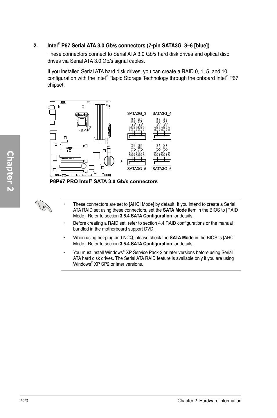 Chapter 2 | Asus P8P67 PRO User Manual | Page 38 / 132