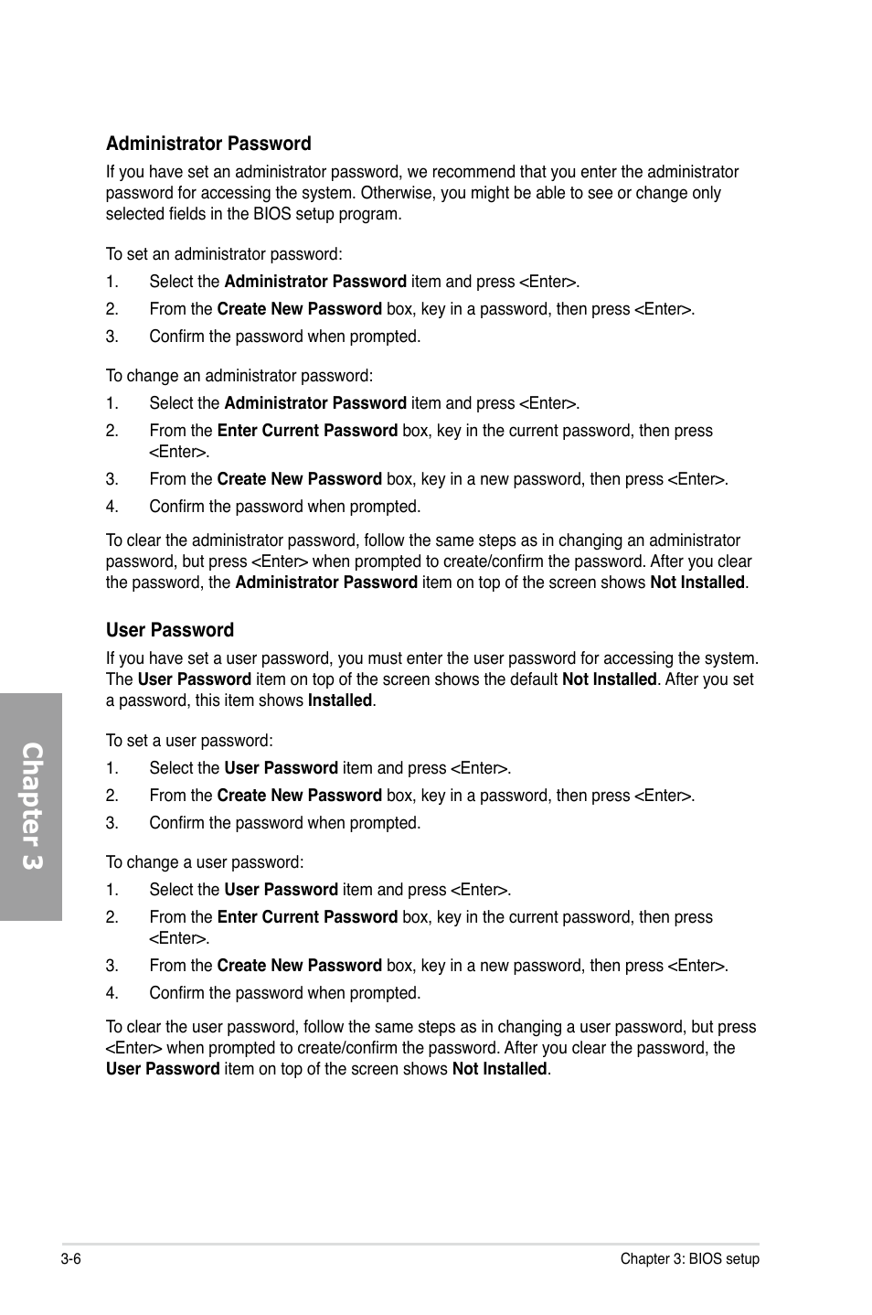 Chapter 3 | Asus P8P67 PRO User Manual | Page 68 / 132
