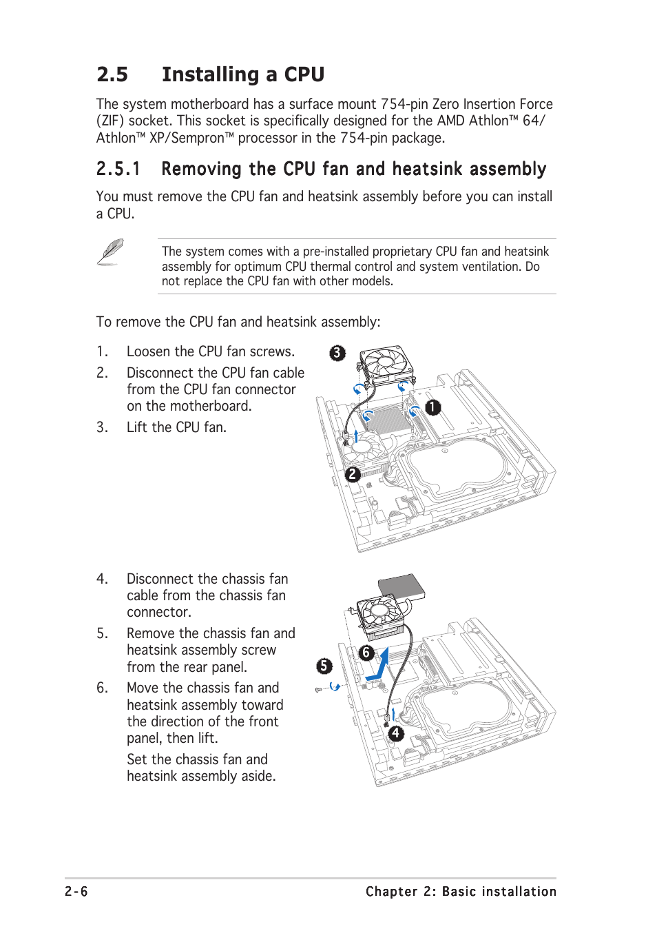 5 installing a cpu | Asus Pundit P2-AE2 User Manual | Page 22 / 90