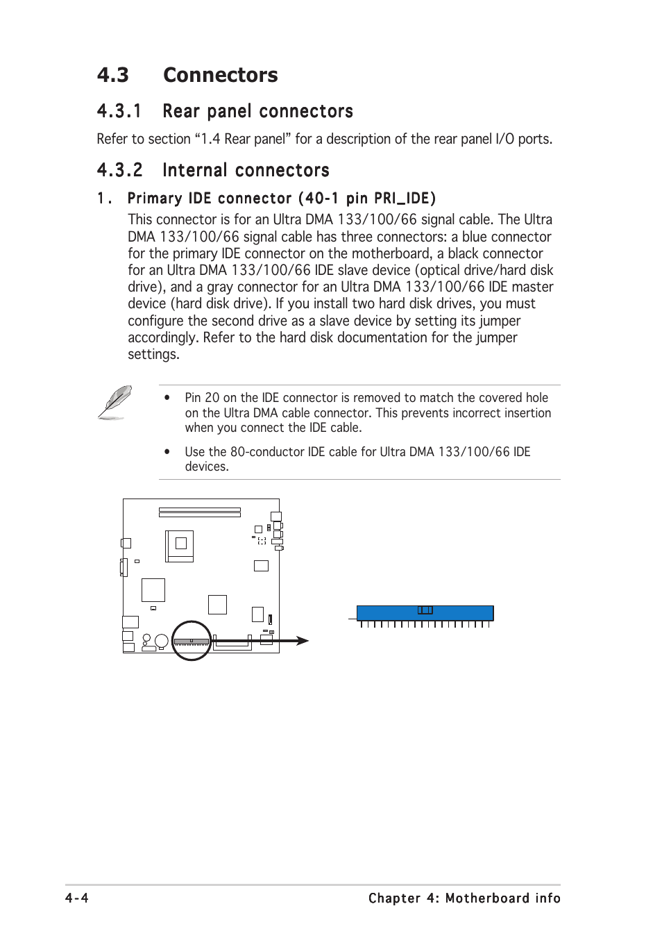 3 connectors | Asus Pundit P2-AE2 User Manual | Page 52 / 90