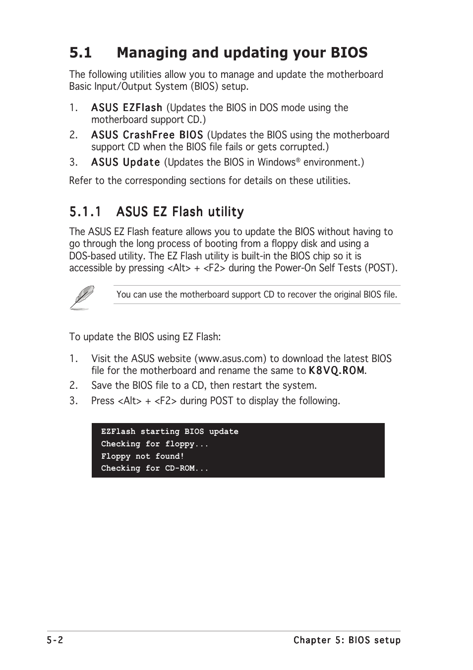 1 managing and updating your bios | Asus Pundit P2-AE2 User Manual | Page 58 / 90