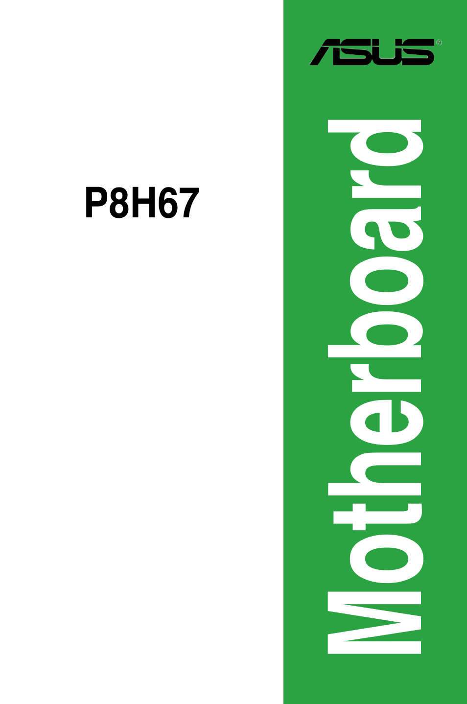 Asus P8H67 User Manual | 80 pages