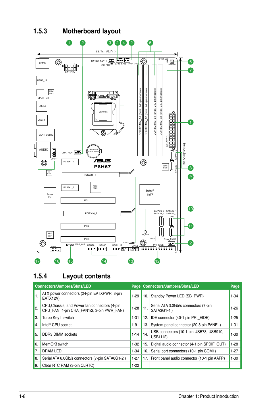 Asus P8H67 User Manual | Page 20 / 80