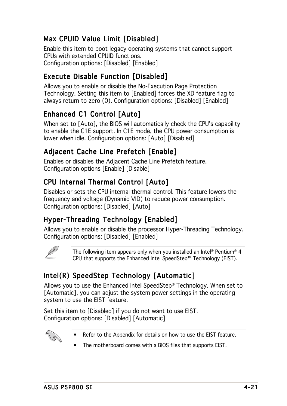 Asus P5P800 SE User Manual | Page 81 / 116