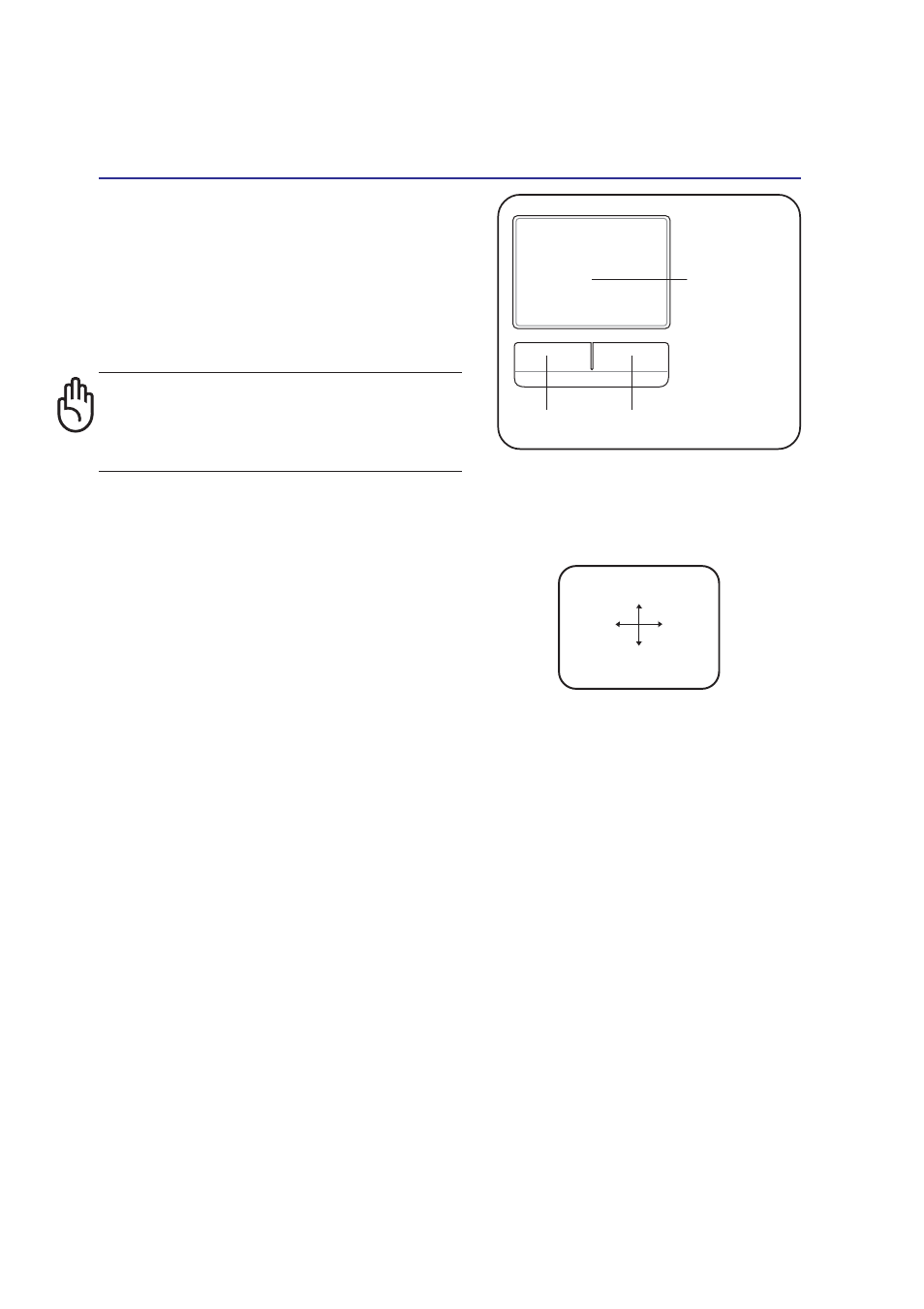 Pointing device, Using the touchpad | Asus W1Gc User Manual | Page 43 / 76