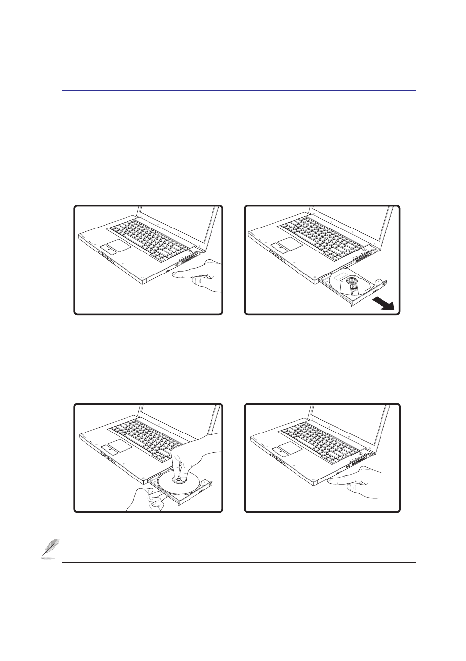 Optical drive | Asus W1Gc User Manual | Page 46 / 76