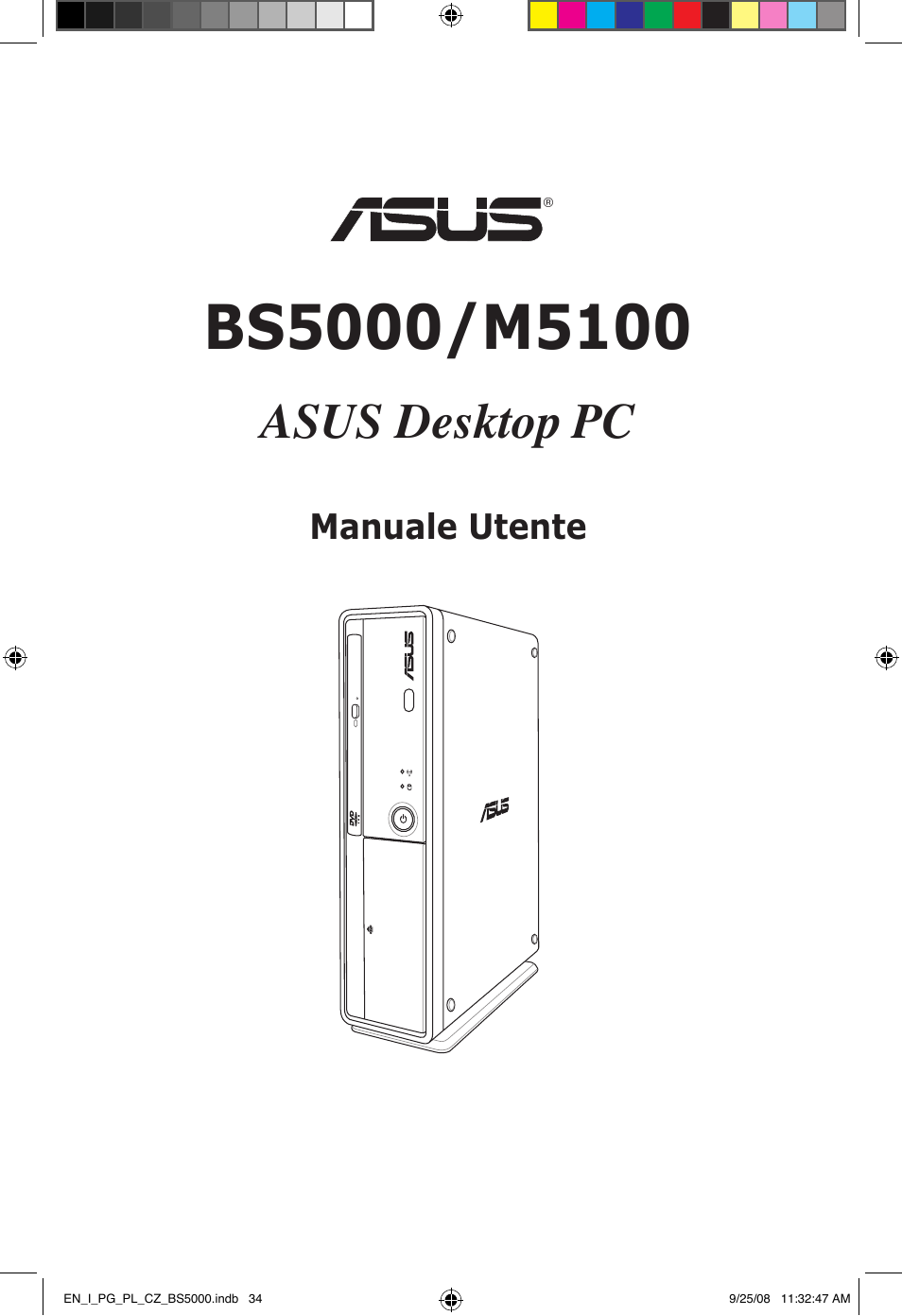 Asus desktop pc, Manuale utente | Asus BS5000 User Manual | Page 35 / 148