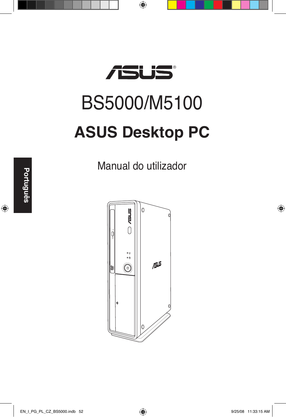 Asus desktop pc, Manual do utilizador | Asus BS5000 User Manual | Page 53 / 148