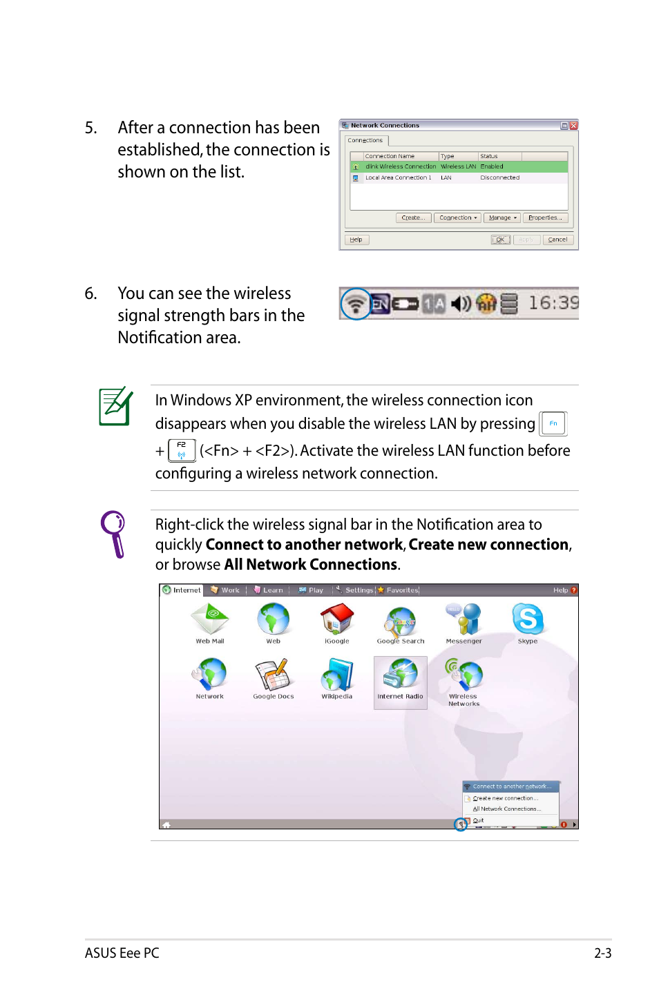 Asus Eee PC 904HD/Linux User Manual | Page 11 / 86