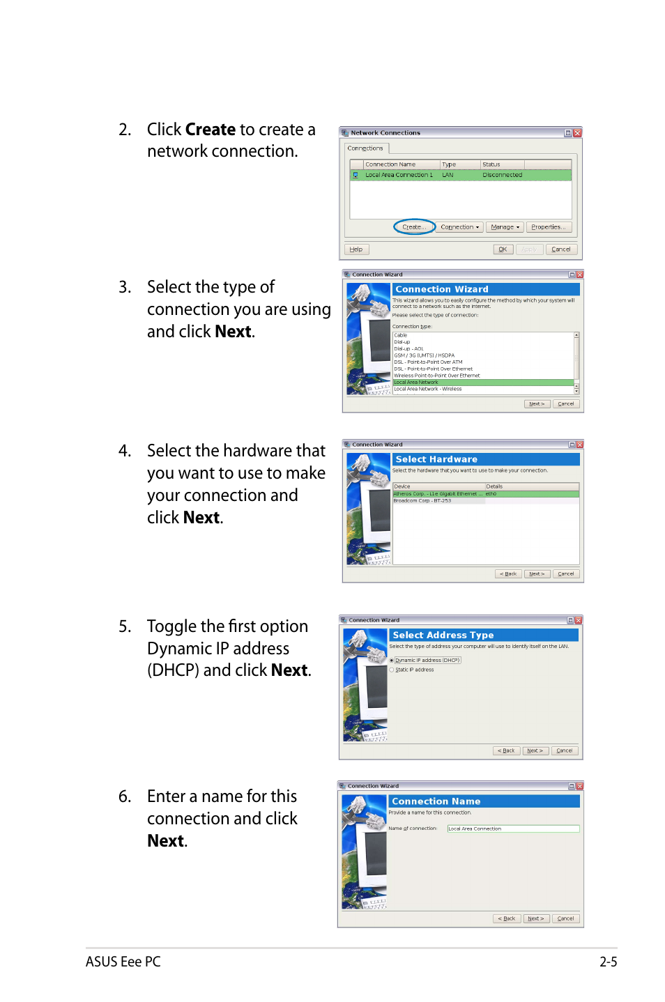 Asus Eee PC 904HD/Linux User Manual | Page 13 / 86