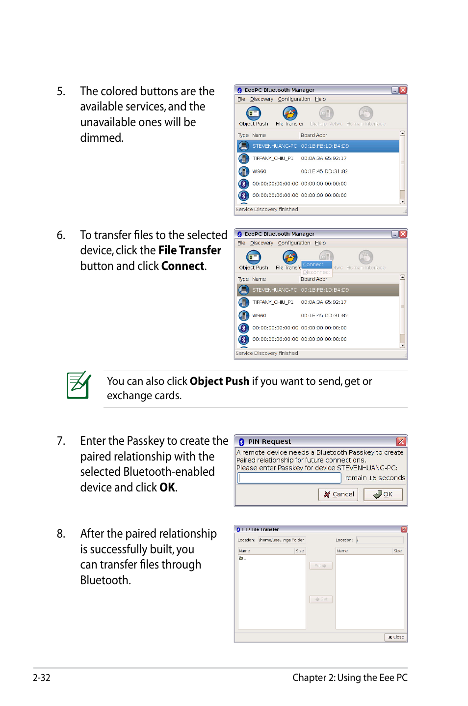 Asus Eee PC 904HD/Linux User Manual | Page 40 / 86