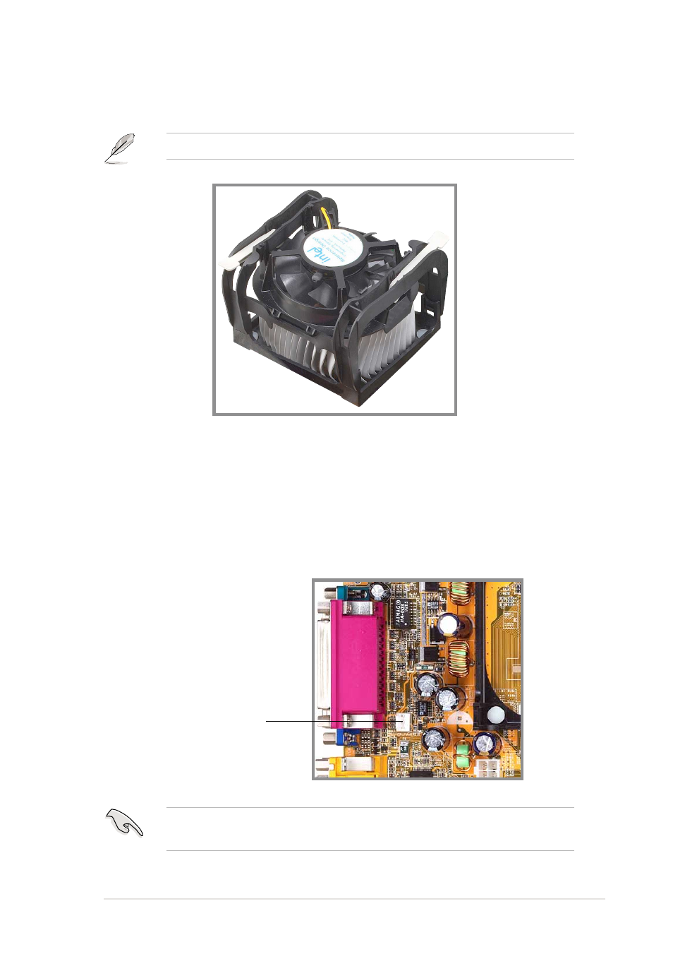 4 connecting the cpu fan cable | Asus P4SGL-VM User Manual | Page 31 / 120