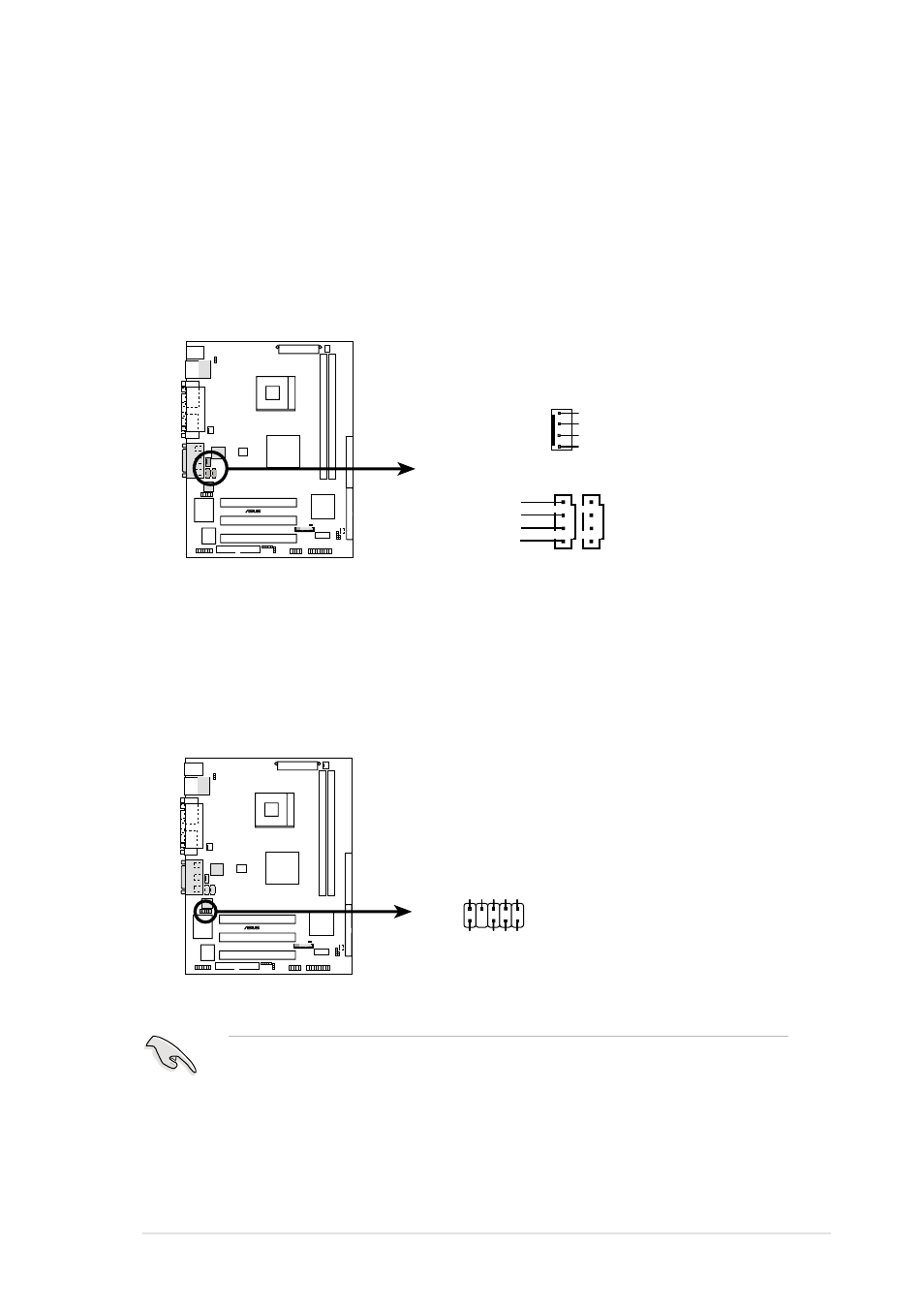 P4sgl-vm internal audio connectors, P4sgl-vm intel panel connector, Fpaudio1 | Asus P4SGL-VM User Manual | Page 45 / 120