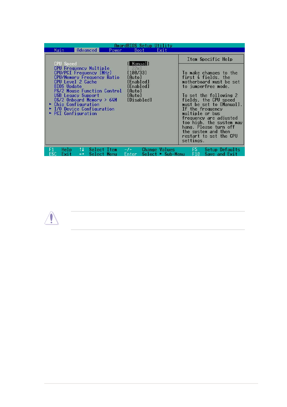 4 advanced menu | Asus P4SGL-VM User Manual | Page 71 / 120