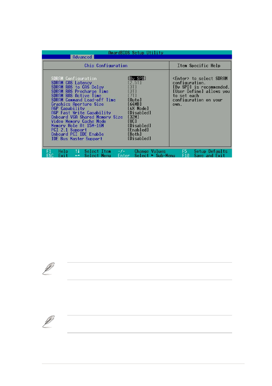 1 chip configuration | Asus P4SGL-VM User Manual | Page 73 / 120