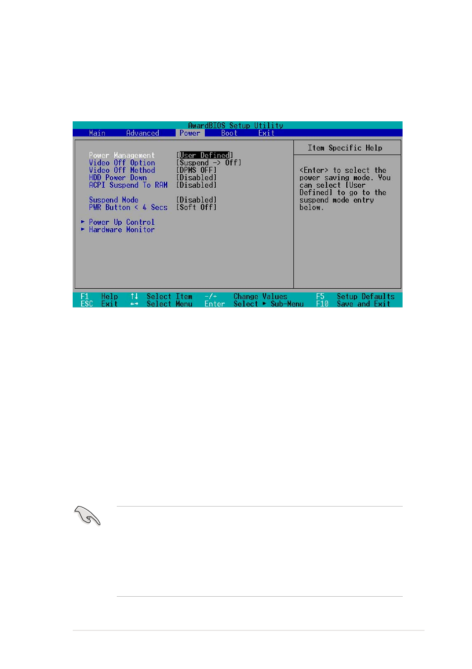5 power menu | Asus P4SGL-VM User Manual | Page 81 / 120