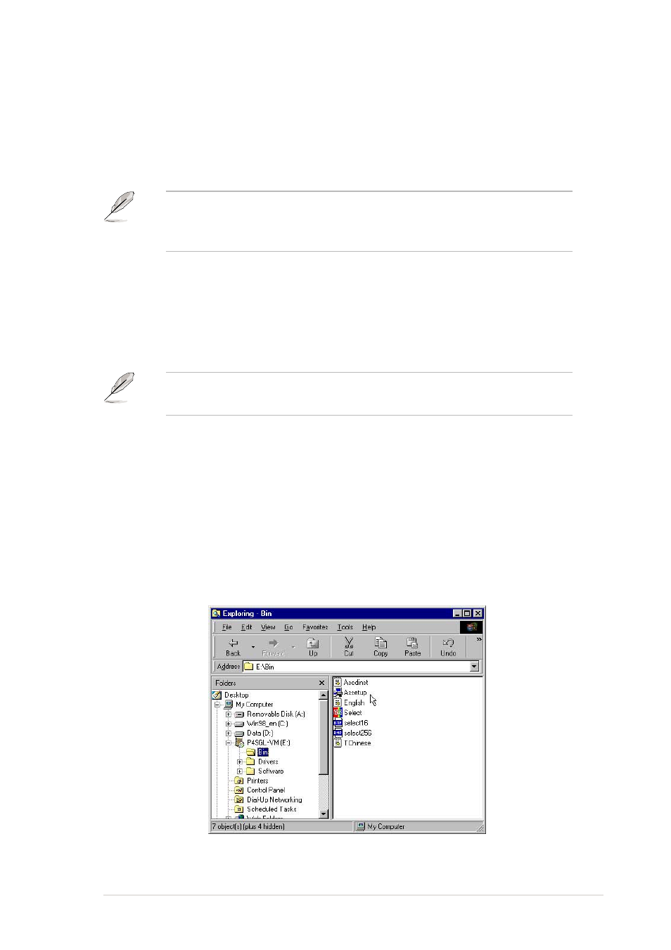1 install an operating system, 2 support cd information | Asus P4SGL-VM User Manual | Page 93 / 120