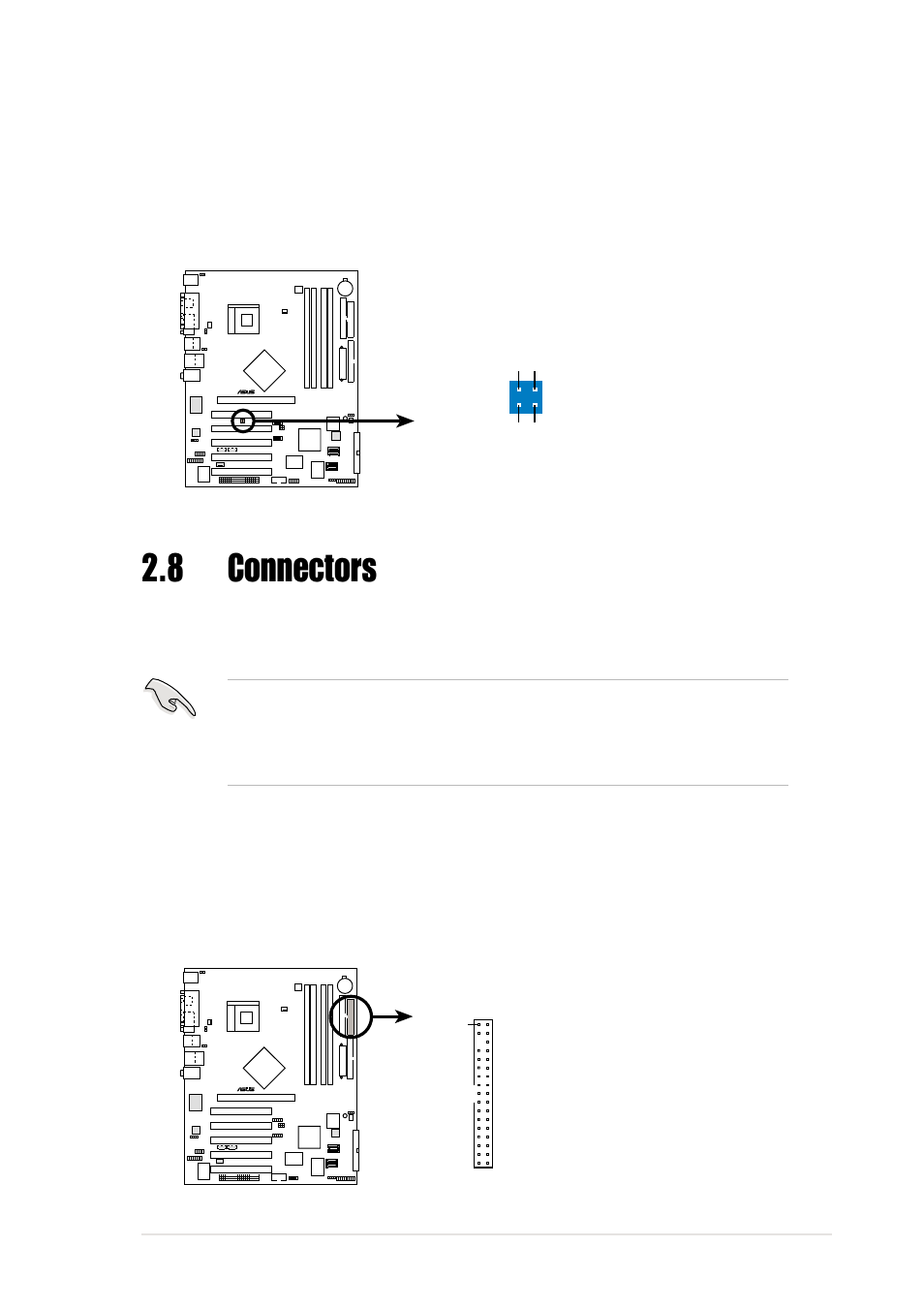 8 connectors | Asus P4C800 Deluxe User Manual | Page 47 / 138