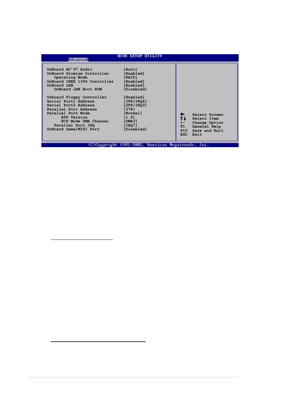 4 onboard devices configuration | Asus P4C800 Deluxe User Manual | Page 86 / 138