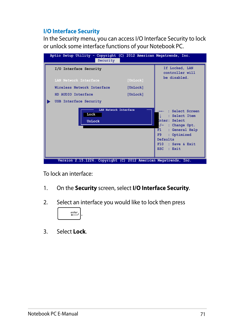 Asus UX31LA User Manual | Page 71 / 112