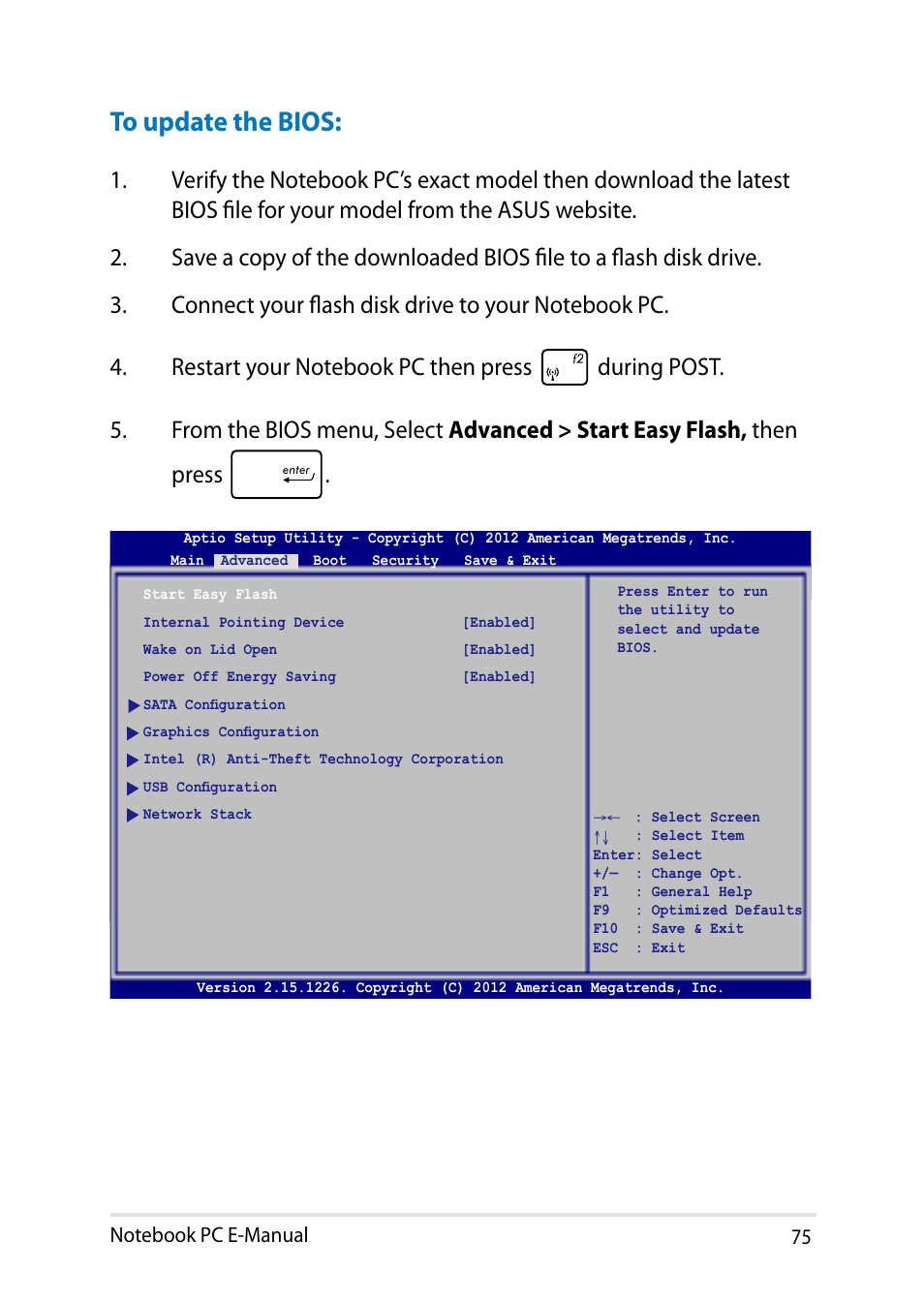 Asus UX31LA User Manual | Page 75 / 112