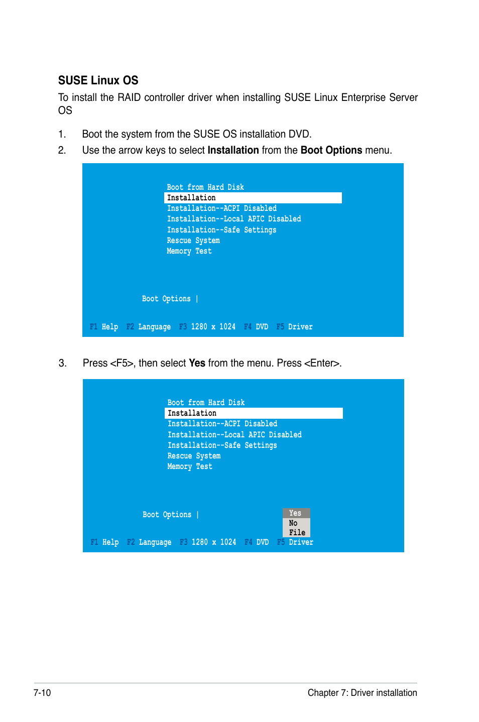 Suse linux os | Asus RS500-E6/PS4 User Manual | Page 134 / 144