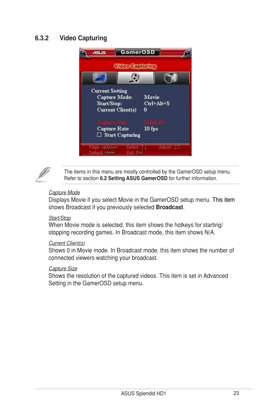 2 video capturing | Asus MA3850 Series User Manual | Page 29 / 36