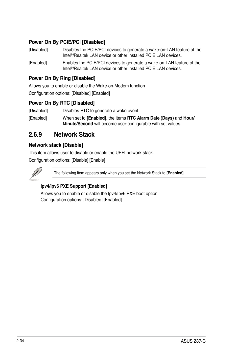 9 network stack | Asus Z87-C User Manual | Page 80 / 96