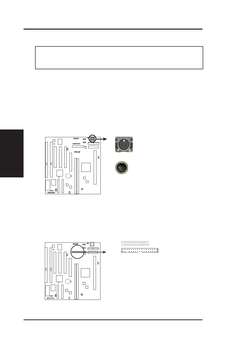 Iii. installation, External connectors | Asus P2E-B User Manual | Page 26 / 64