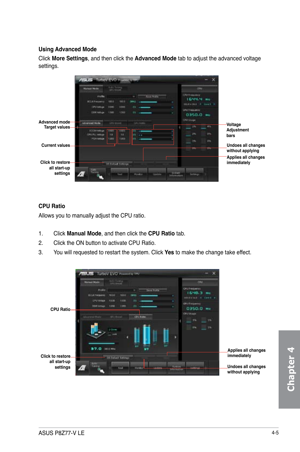 Chapter 4 | Asus P8Z77-V LE User Manual | Page 109 / 156