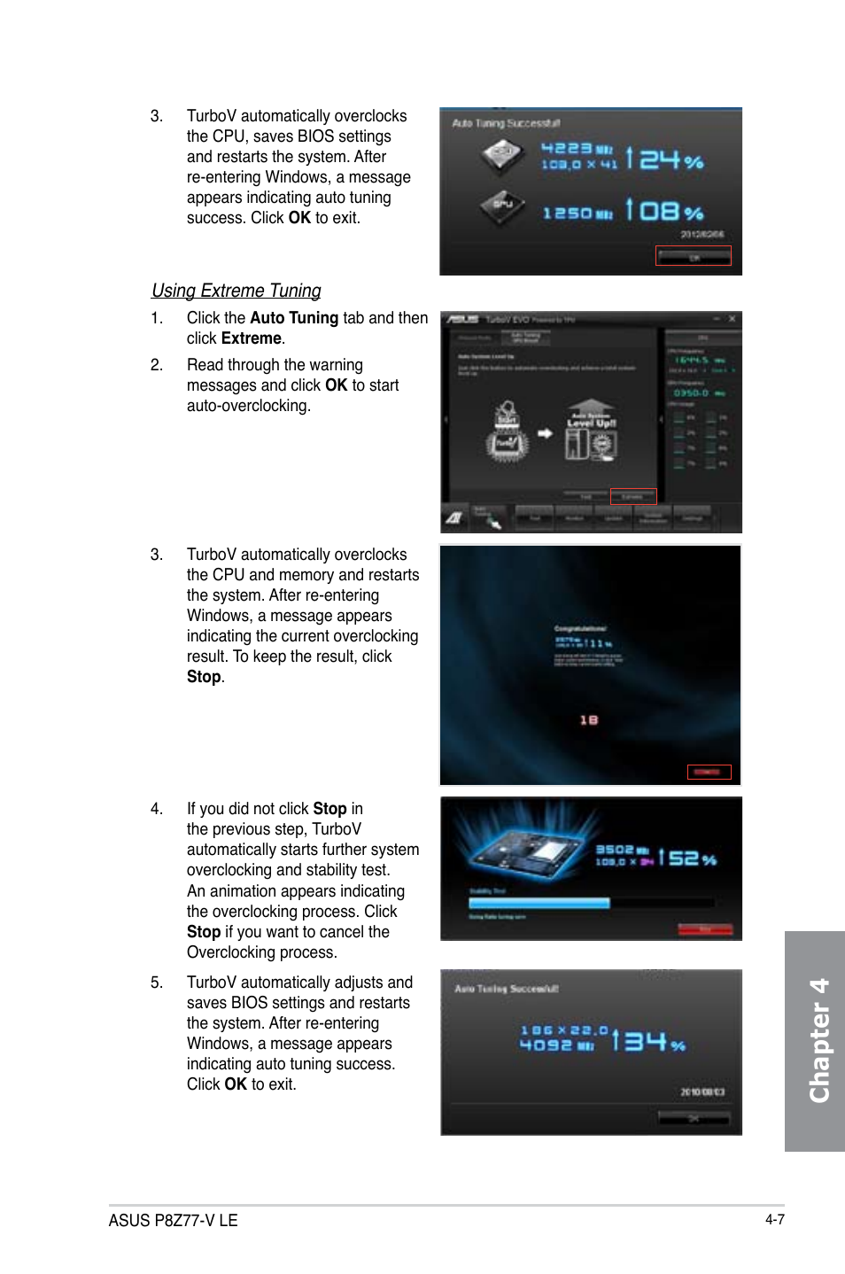 Chapter 4 | Asus P8Z77-V LE User Manual | Page 111 / 156