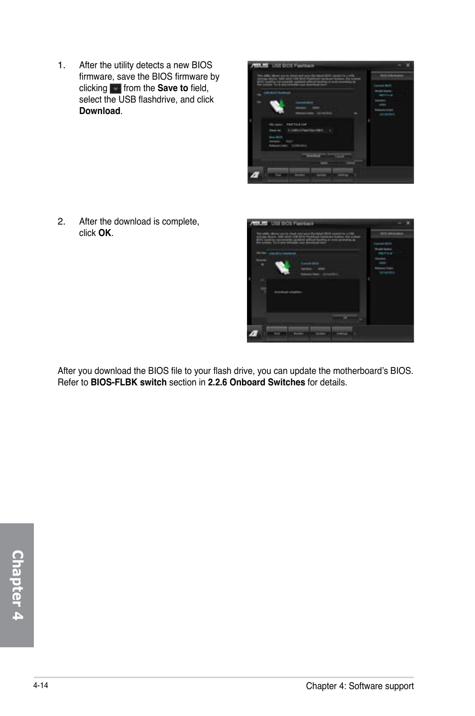 Chapter 4 | Asus P8Z77-V LE User Manual | Page 118 / 156