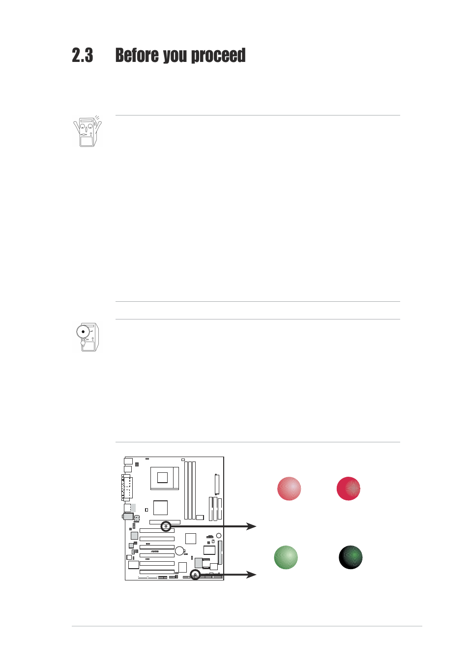 3 before you proceed | Asus A7V8X User Manual | Page 29 / 132