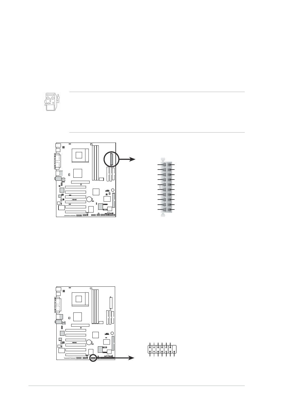 A7v8x atx power connectors atxpwr1, A7v8x smartcard connector smartcard1 | Asus A7V8X User Manual | Page 48 / 132