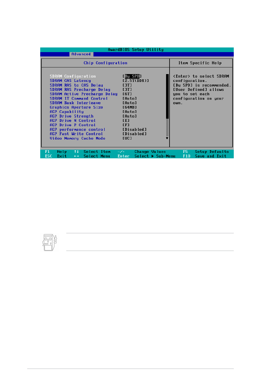 1 chip configuration | Asus A7V8X User Manual | Page 84 / 132