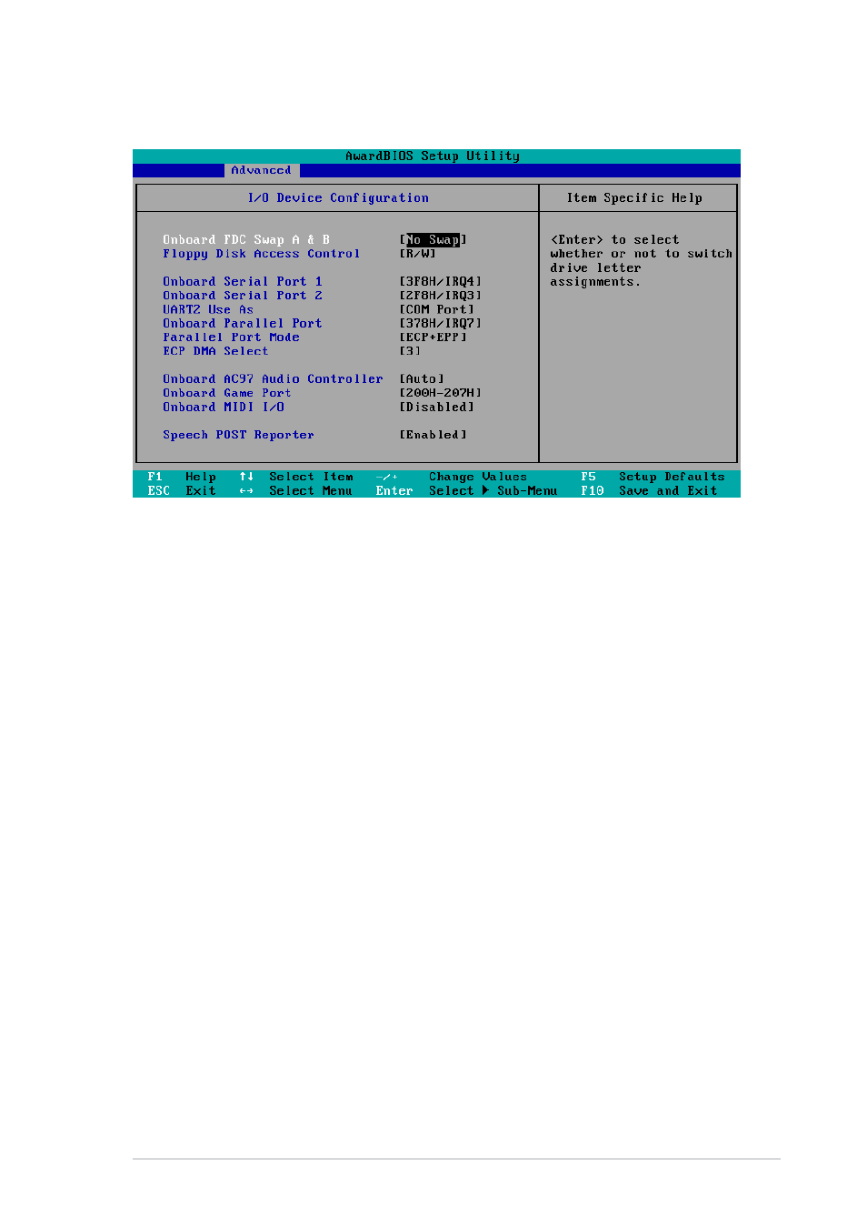 2 i/o device configuration | Asus A7V8X User Manual | Page 87 / 132