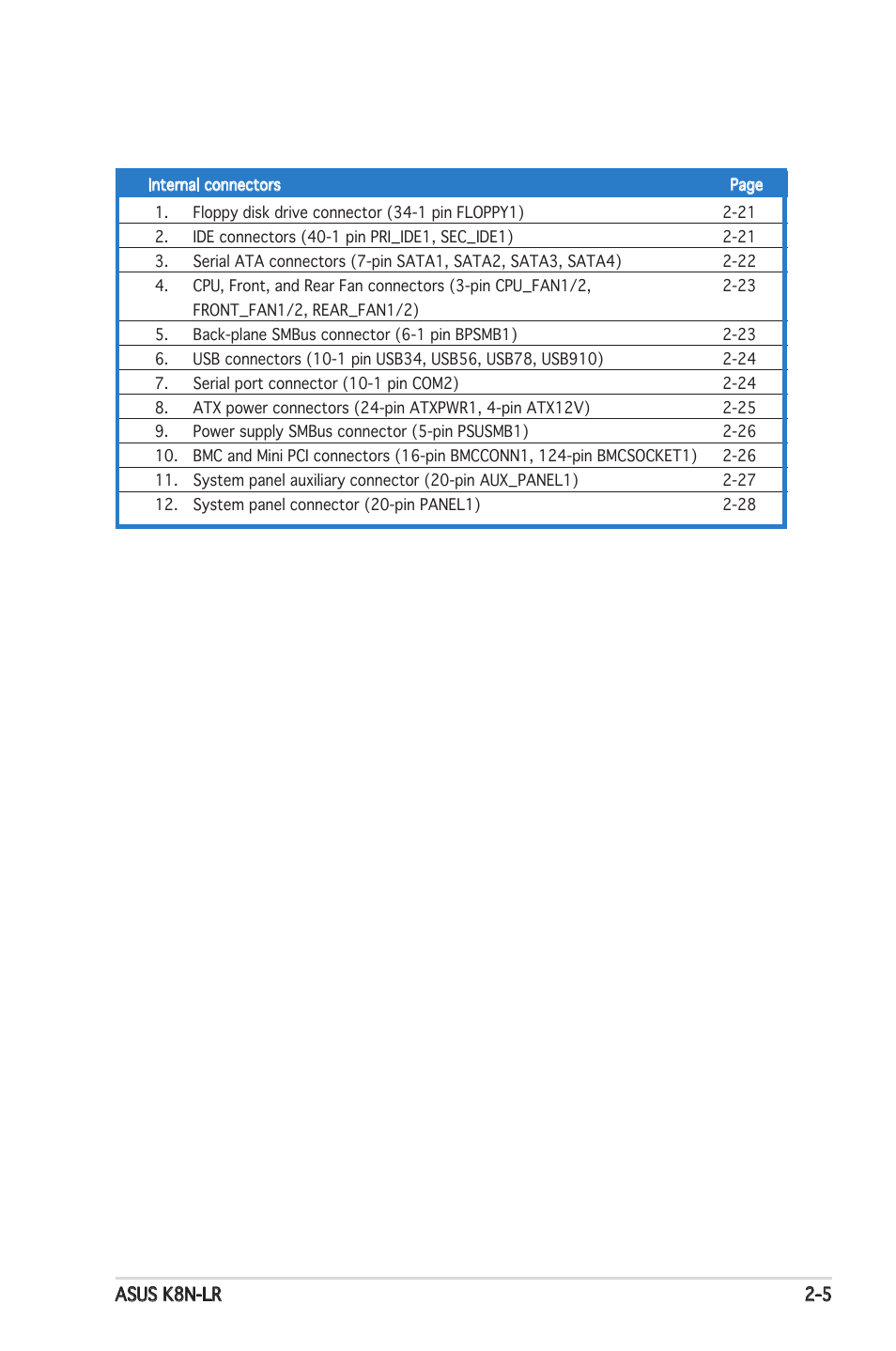 Asus K8N-LR User Manual | Page 25 / 120