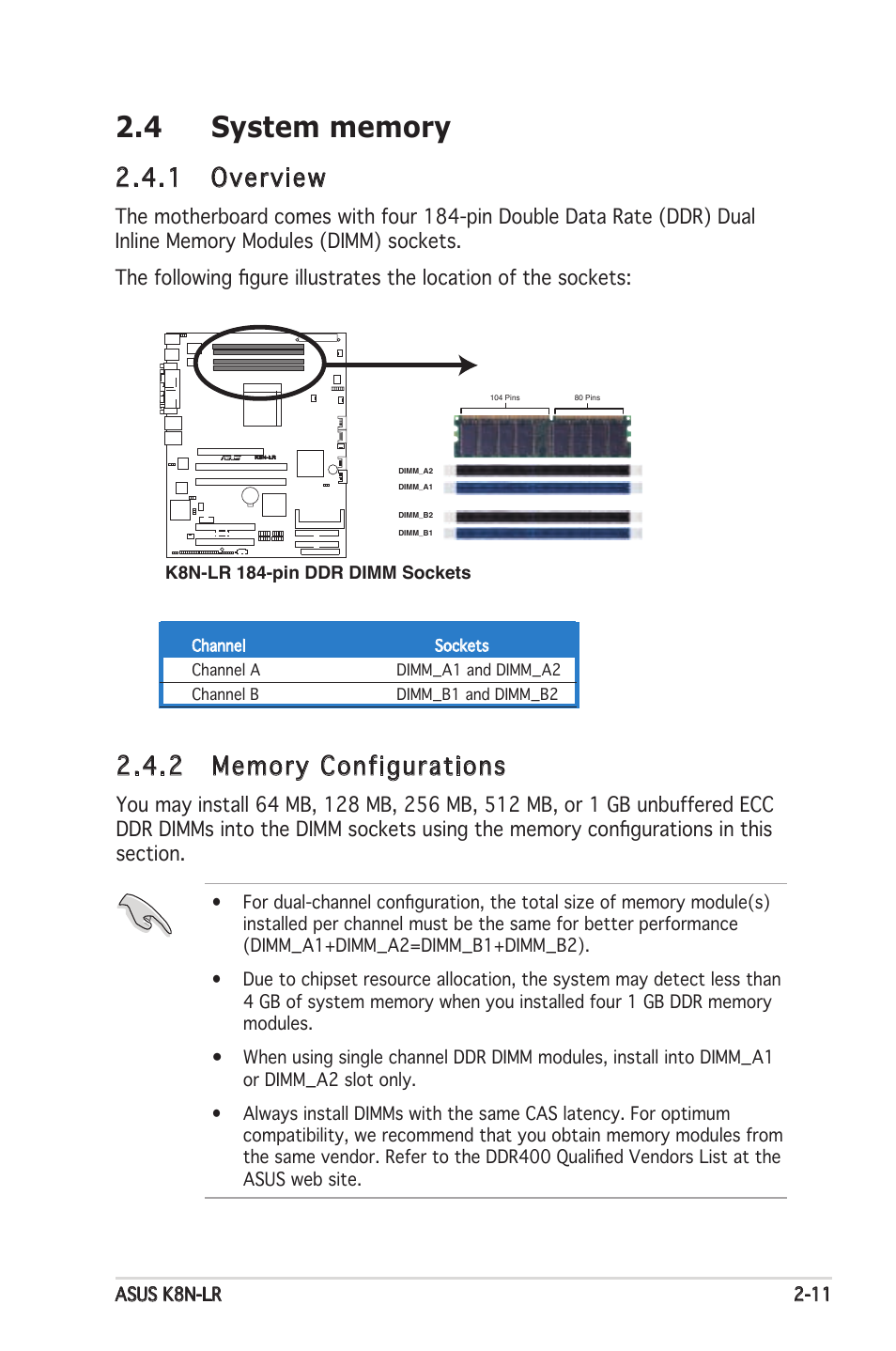 1 overview | Asus K8N-LR User Manual | Page 31 / 120