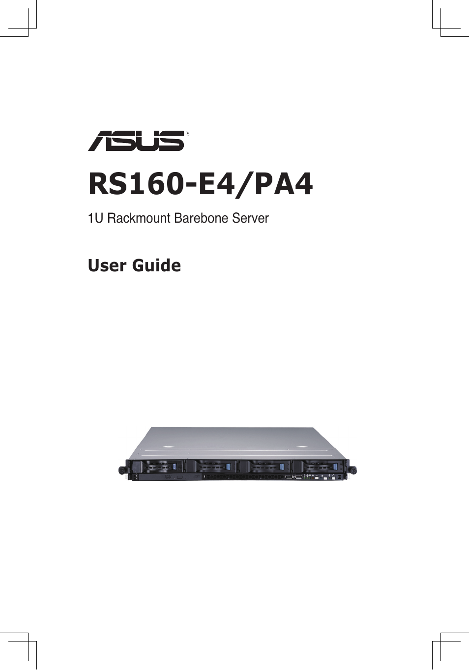 Asus RS160-E4/PA4 User Manual | 186 pages