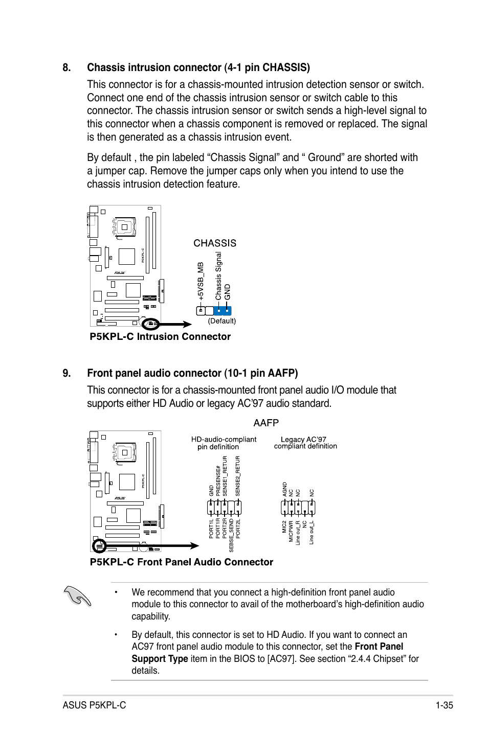 Asus P5KPL-C User Manual | Page 47 / 96