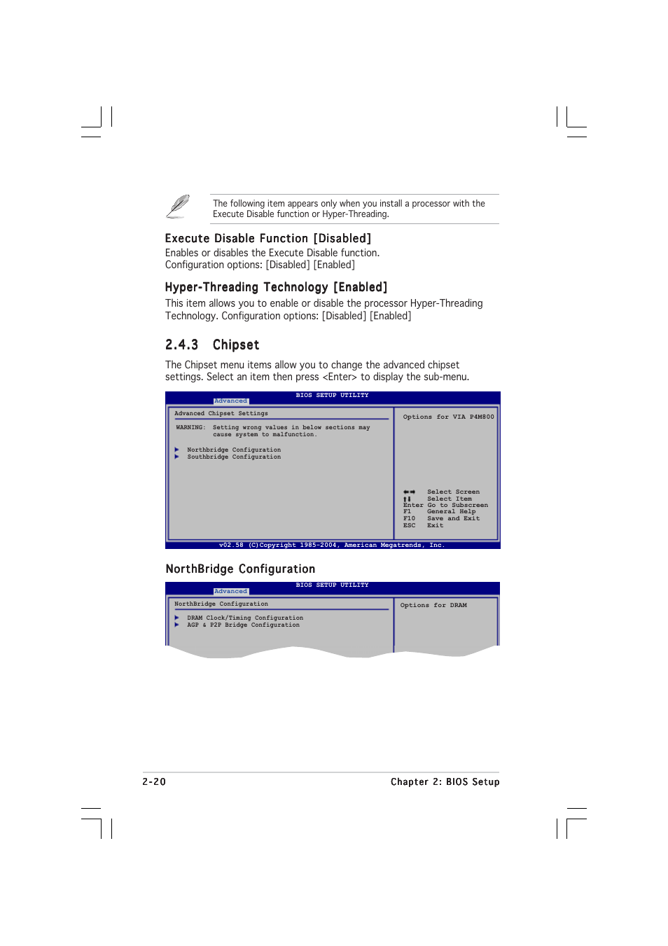 3 chipset chipset chipset chipset chipset | Asus P5V800-MX User Manual | Page 64 / 90