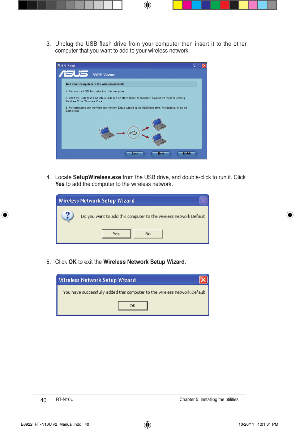 Asus RT-N10U (VER.B1) User Manual | Page 40 / 60