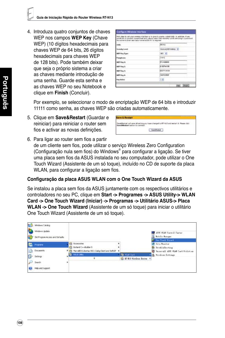 Português | Asus RT-N13 User Manual | Page 109 / 379