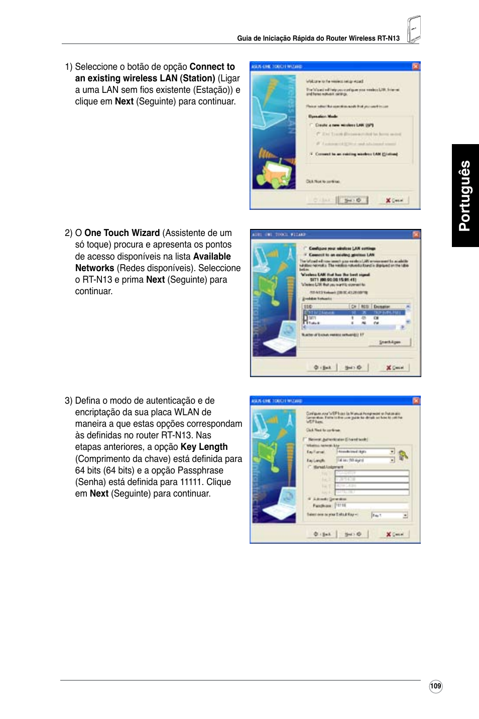 Português | Asus RT-N13 User Manual | Page 110 / 379