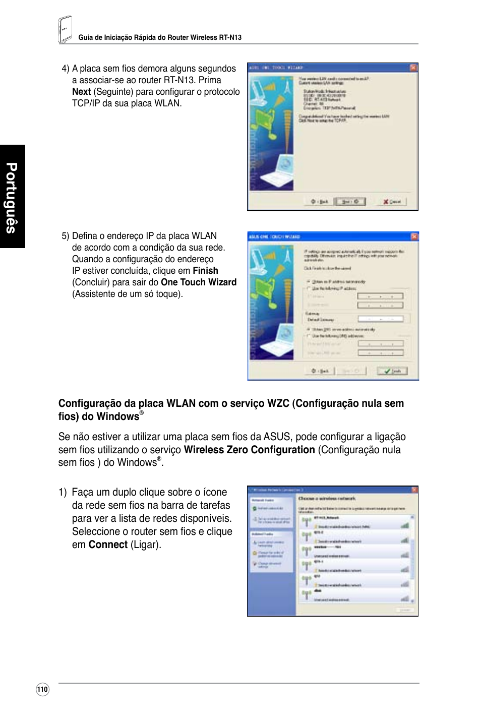 Português | Asus RT-N13 User Manual | Page 111 / 379