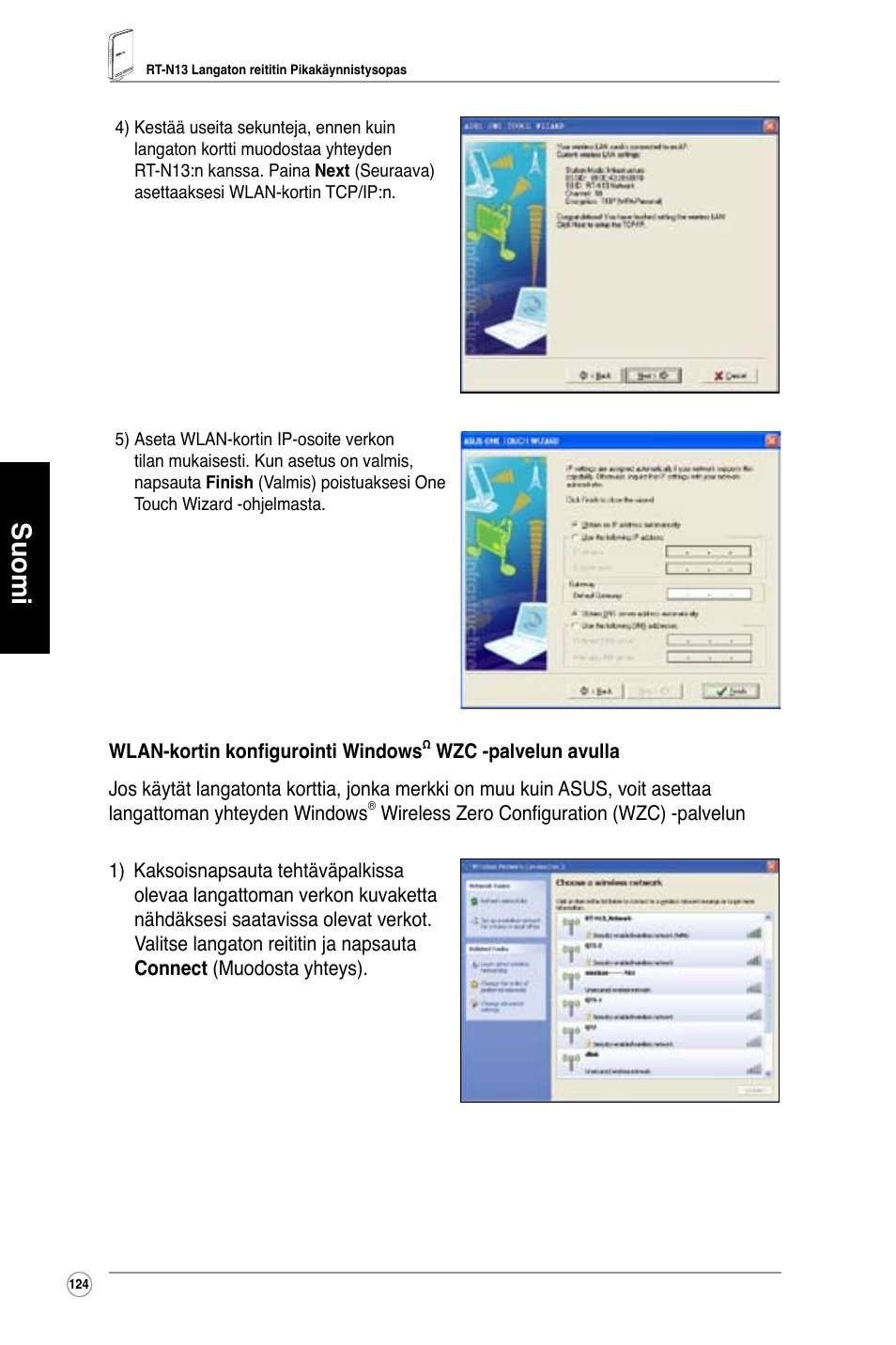 Suomi | Asus RT-N13 User Manual | Page 125 / 379