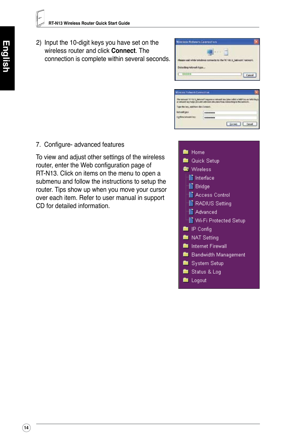 English | Asus RT-N13 User Manual | Page 15 / 379